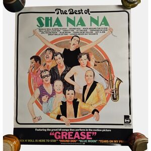 Sha Na Na The Best Of Sha Na Na 24x28 Vintage 1978 Original Arista Promo Poster